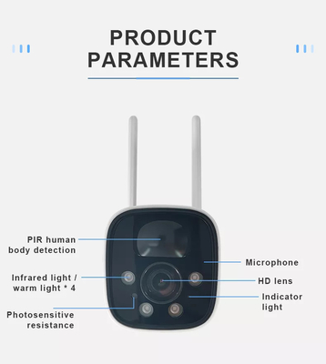 2MP สี Night Vision เสียงสองทางการจัดเก็บบนคลาวด์ แบตเตอรี่ ขับเคลื่อนแผงโซลาร์เซลล์ PTZ WiFi กล้องไร้สาย